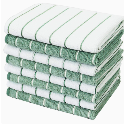 Striped Warp Knitted Kitchen Cleaning Cloth