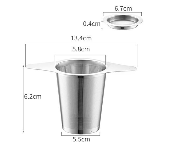 Stainless Steel Tea Infuser Fine Mesh Loose Leaf Tea Strainer with Lid