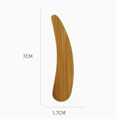Mini Bamboo Wood Face Mask Applicator Spoon