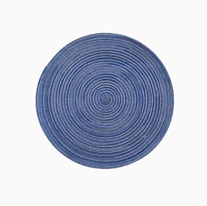 Round Linen Blend Placemat & Coaster 30cm
