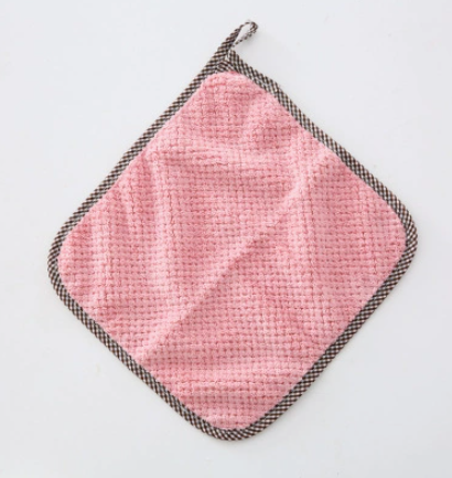 Hanging Double-Sided Cleaning Cloth Pineapple Texture Kitchen
