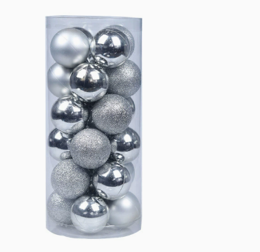 Christmas Tree Ball Ornaments Shatterproof Plastic Holiday Decorations
