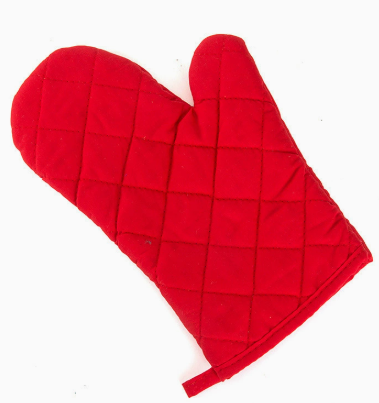 Solid Color Heat Resistant Oven Mitt
