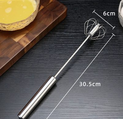 Stainless Steel Handheld Egg Whisk