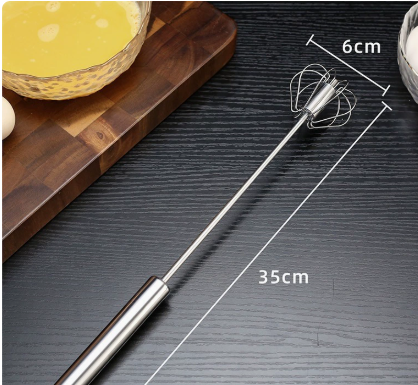 Stainless Steel Handheld Egg Whisk