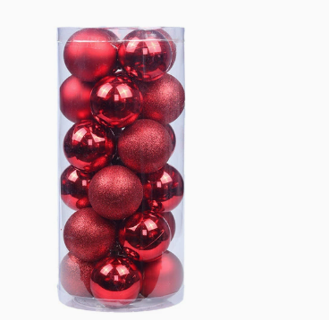 Christmas Tree Ball Ornaments Shatterproof Plastic Holiday Decorations