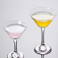 Vintage Textured Martini Glass – Elegant Cocktail Coupe Description