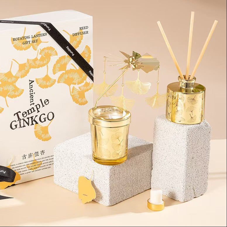 Mid Autumn Festival Scented Candle and Diffuser Gift Set
