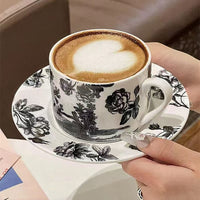 Vintage American Style Tea Cup and Saucer Set