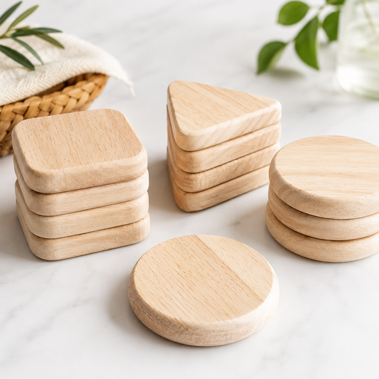 Wooden Cup Coaster, Heat-Resistant Mug and Coffee Mat