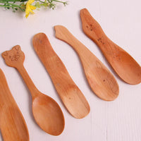 Wooden Animal Shape Spoon Mini Serving Spoon