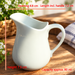 Ceramic Milk Pitcher Creamer Jug, Small Medium Large Coffee Creamer