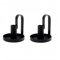 Handheld Single Head Candleholder Craft Decor, Iron Art