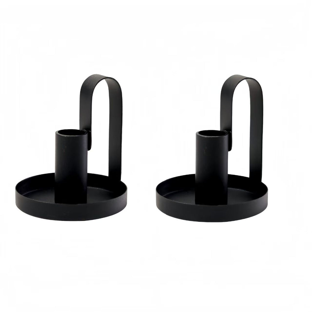 Handheld Single Head Candleholder Craft Decor, Iron Art