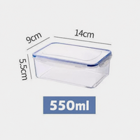 Food Grade PP Food Storage Containers with Locking Lids, Airtight Leakproof Kitchen Organizer