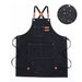 Thick Canvas Waterproof Oil-Resistant Work Denim Apron