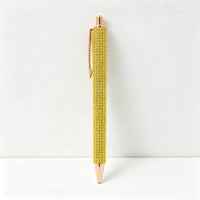 Bling Bling Rhinestone Retractable Ballpoint Pen – Luxury Metal Gift Pen for Office, School & Wedding