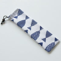 Japanese Style Cotton Linen Cutlery Pouch