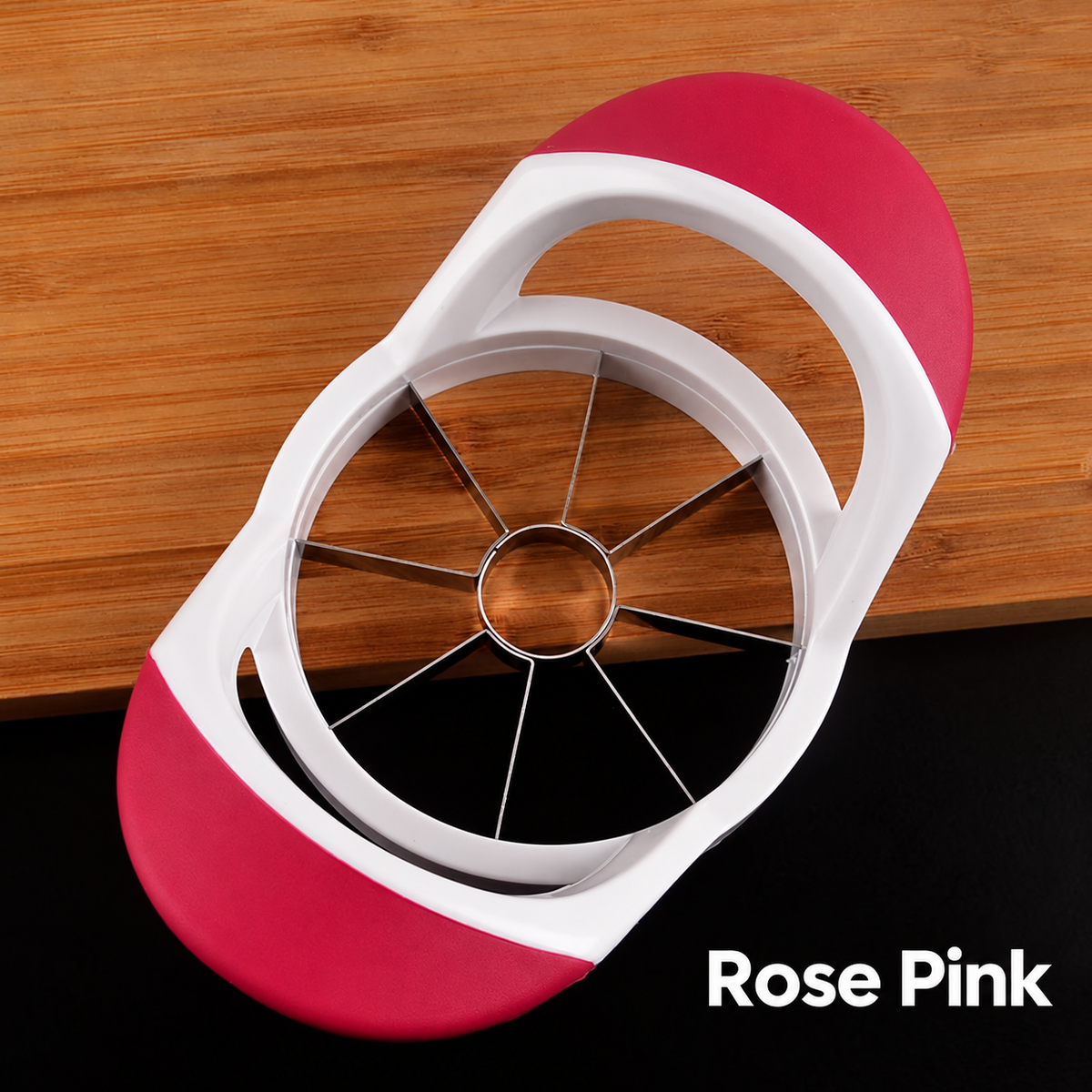 Stainless Steel Apple Slicer and Corer, Handheld Fruit Cutter