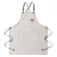 Thick Canvas Waterproof Oil-Resistant Work Denim Apron