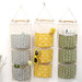 Waterproof Hanging Storage Bag Cotton Linen Wall Organizer
