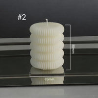 Sculptural Scented Candles, Soy Blend