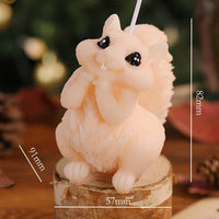 DIY Squirrel-Shaped Soy Wax Candle