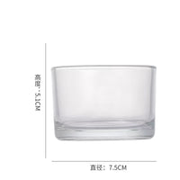 Clear Thick Glass Candle Holder – Heat Resistant Tea Light Cup