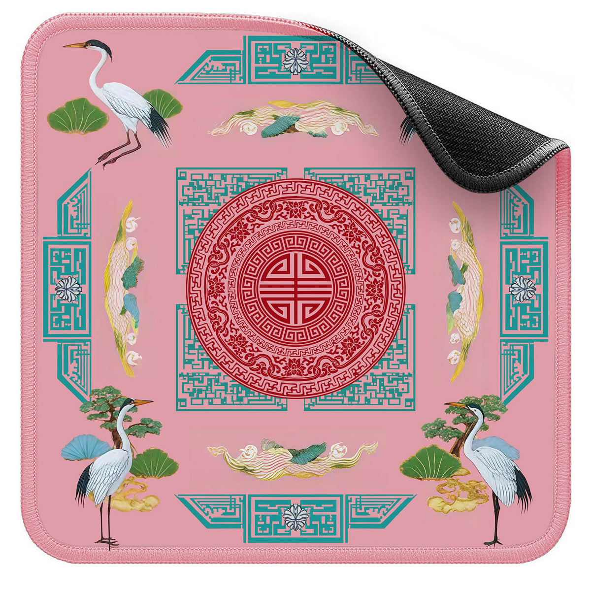 Waterproof Non-Slip Mahjong Table Mat, Golf Green Quiet Play Mat