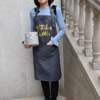Heavy-Duty Kitchen Apron, Eco-Friendly Heat-Resistant Cooking Apron