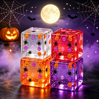Halloween Pumpkin Crystal Cube Slow Rising Squishy Stress Relief Toy