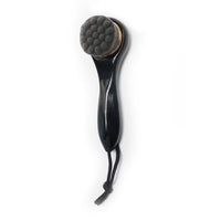 Soft Bristle Facial Cleansing Brush – Black & White Deep-Clean Face Brush