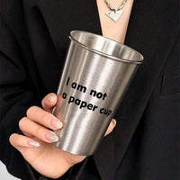 350ml Stainless Steel Single Wall Mug