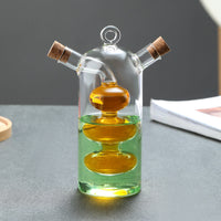 Borosilicate Glass Oil & Vinegar Dispenser – Fine Spout Seasoning Bottle