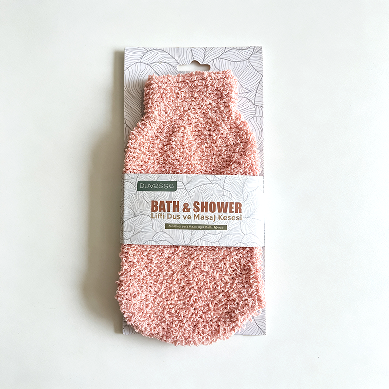 Textured Bath Mitt – Exfoliating Shower Glove for Daily Body Cleansing