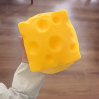 Fluid Cheese Squishy Toy – Slow Rising Stress Relief Fidget Cube (5–11cm)