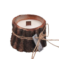 Handcrafted Wooden Log Scented Candle