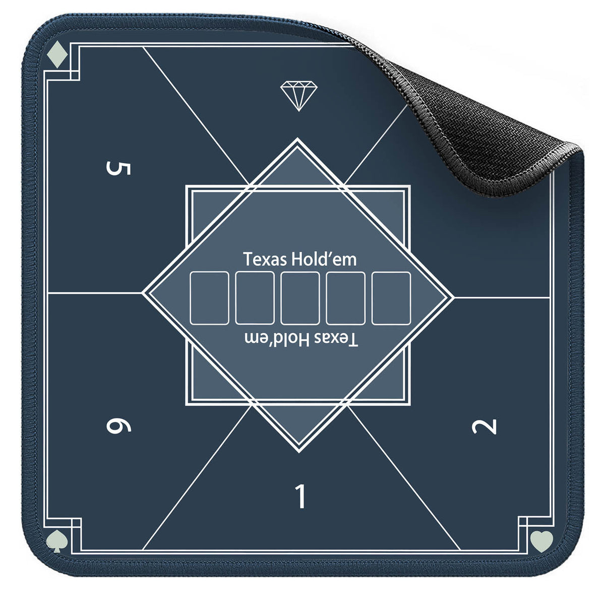 Waterproof Non-Slip Mahjong Table Mat, Golf Green Quiet Play Mat