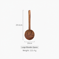 Natural Teak Wood Cooking Spoon and Spatula