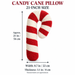 Christmas Candy Cane and Peppermint Throw Pillows