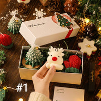 Christmas Creative Shaped Candle Gift Set