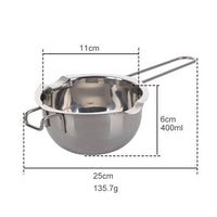 Stainless Steel Cheese Melting Pot – Mini Butter Warmer Sauce Pan with Long Handle for Kitchen Cooking