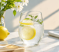 Crystal Clear Stemless Wine Glass – 416ml Modern Drinking Tumbler