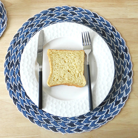 Lace Edge Placemat, Coaster and Plate Mat for Dining Table Decor