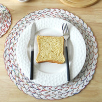 Lace Edge Placemat, Coaster and Plate Mat for Dining Table Decor