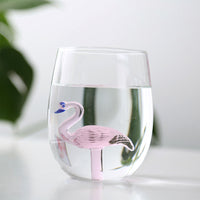Flamingo Glass Water Pitcher – Elegant Carafe for Tea, Juice & Water