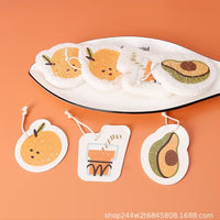 Fruit-Shaped Fabric Sachets – Avocado, Orange & Drink Cup Designs