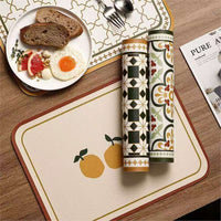 Leather Placemat Waterproof Heat Resistant Table Mat