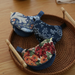Bird Fabric Pot Handle Cover - Floral Padded Kitchen Handle Protector for Teapot & Pan