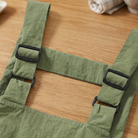 Adjustable Cross Back Apron with Pocket – Polyester Kitchen Apron for Women, Lightweight Work Apron for Cooking, Baking, Gardening & Crafts
